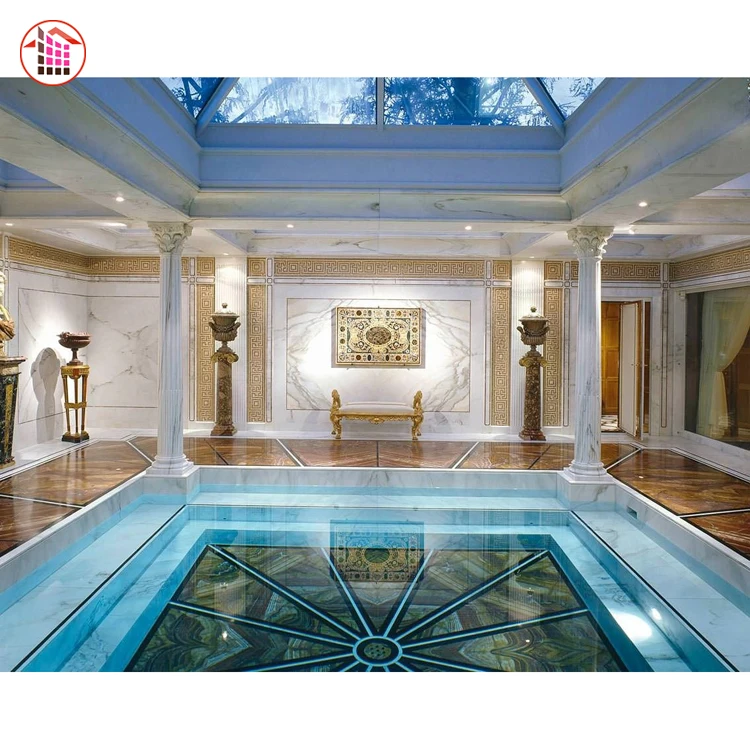 
Luxury Villa Hotel Project White Marble Walls Column Pillars Background Marble Granite Tiles White Marble Price In India 