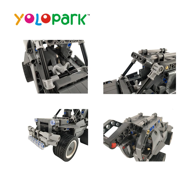 Gray Rock climber building block vehicle toys