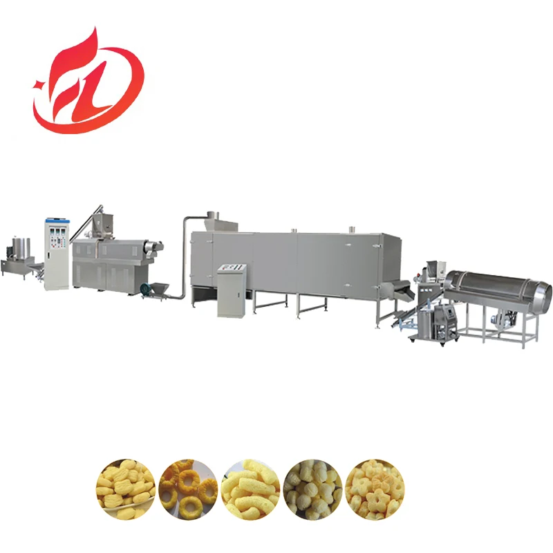 High Quality corn small corn puffed extruder automatic snack machine puffed food snack machine