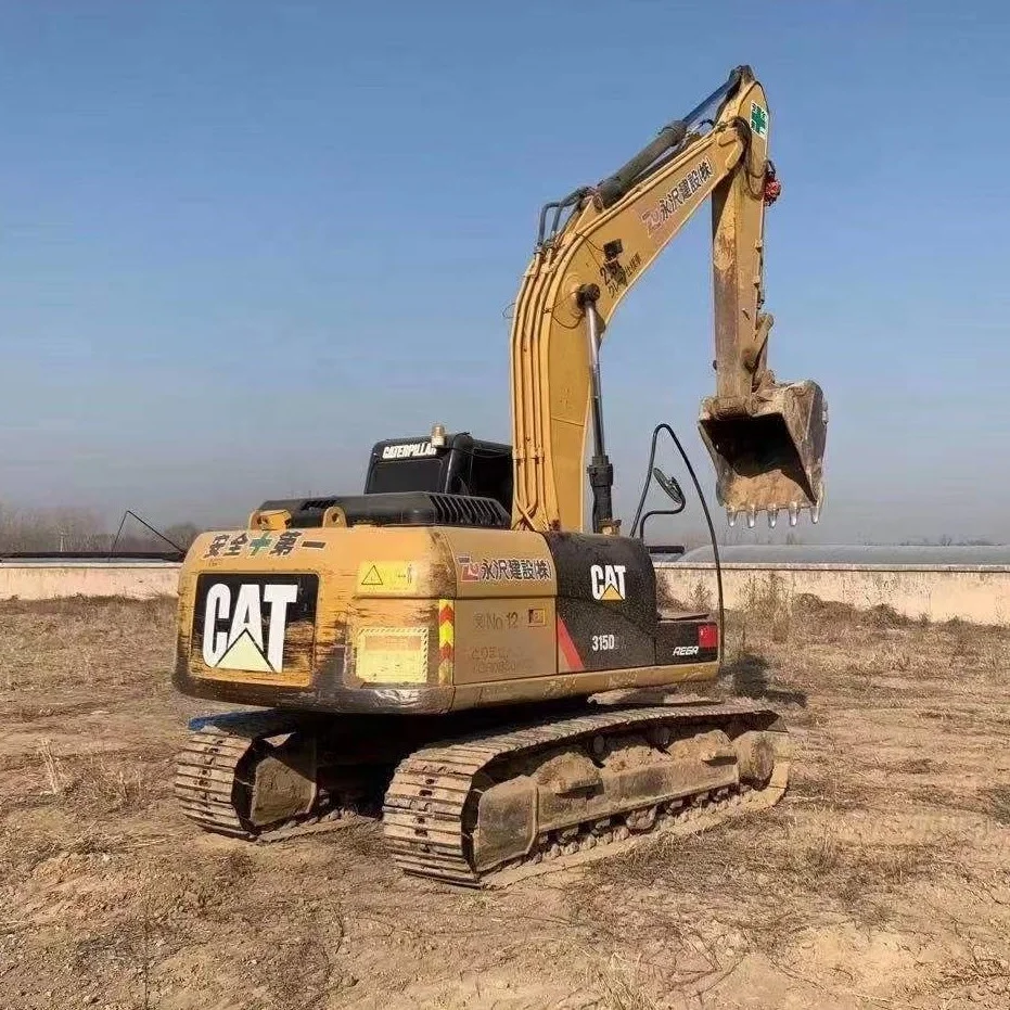 Second Excavator 15Ton Used Excavator Caterpillar Original Cat 315d2 312 315 320 325 330 340 For Sale