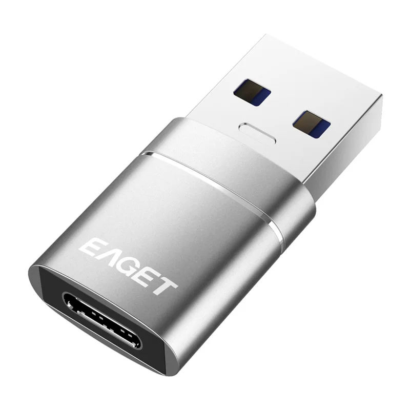 Мини-адаптер Eaget EZ06 с поддержкой OTG для зарядки и передачи данных переходник Type-C «папа» на USB 3 0
