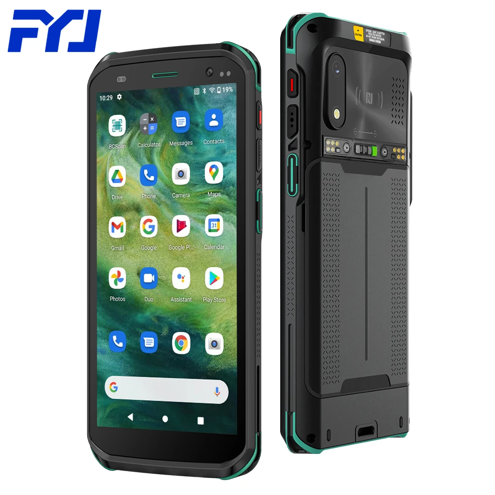 FYJ F9825 Android 12 Pda ручной Прочный промышленный сканер ковер со штрих-кодом водонепроницаемый Wi-Fi для ресторана мобильный компьютер