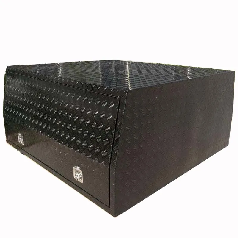dual/single/extra cab aluminum ute tray and canopy with mud guards, tire carrier and toolbox for pickup truck