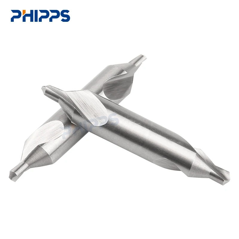 wholesale price DIN333 Type A 8mm 20mm CNC Carbide HSS M32 M2 6542 drilling center drill bits for metal drilling