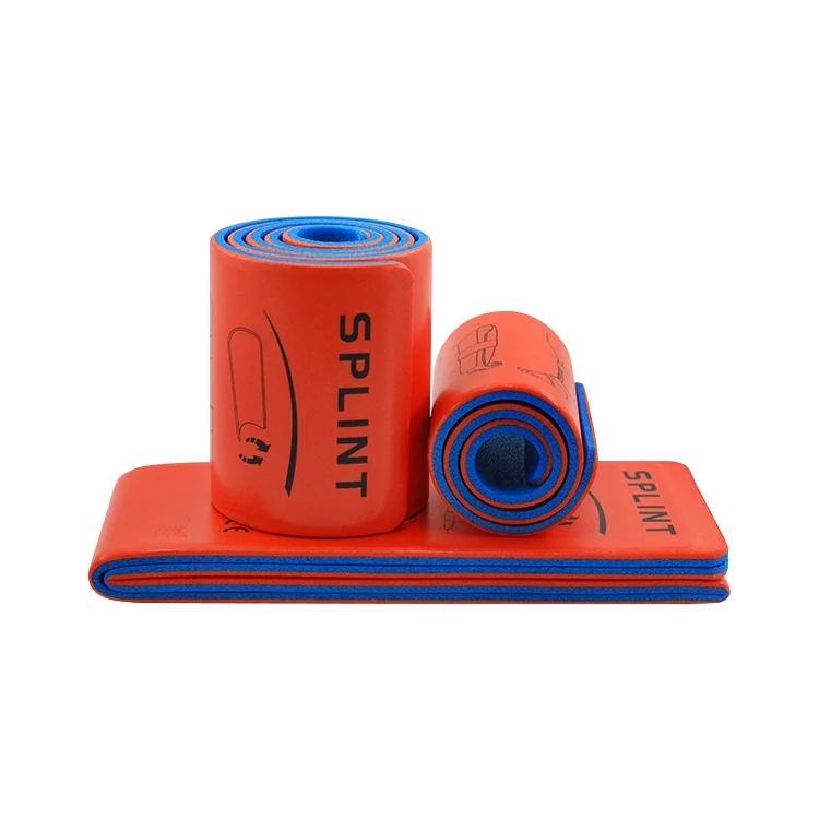 Factory Supply CE Approved Medical Aluminum Foam Polymer Splint Flexible Fracture Wrist Roll Folded Splint
