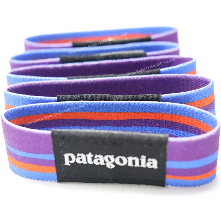 Kofei Wholesale Personalizedl RFID Elastic Custom Fabric Wristband For Events