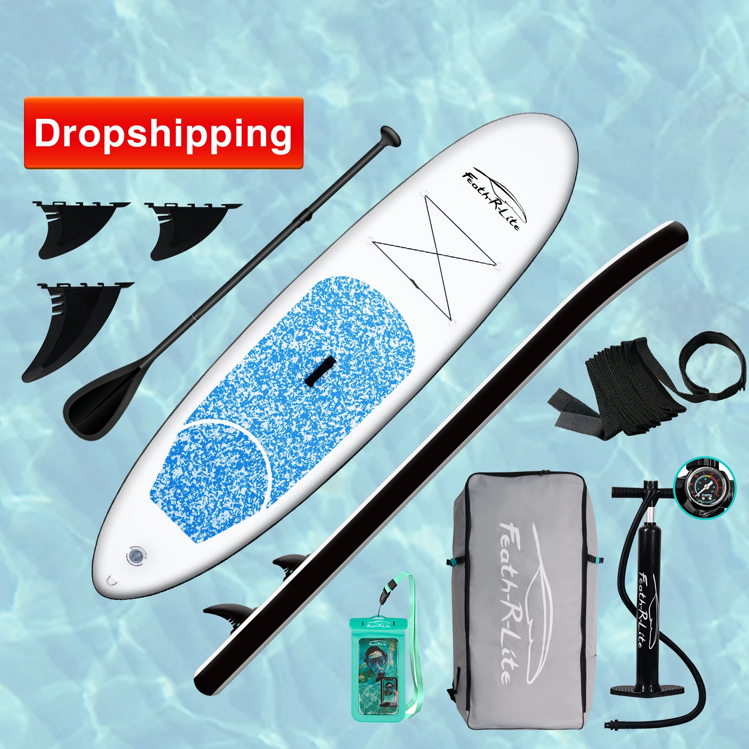 Funwater Dropshipping Factory Supply kitesurfing paddle board inflatable sup boards surfboard stormline wakeboard isup