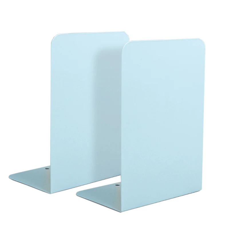 New Design Heavy Duty L Shaped Custom Decorative Strong Iron Bookends Holder Colorful Book Stand Metal Bookend Book Stand