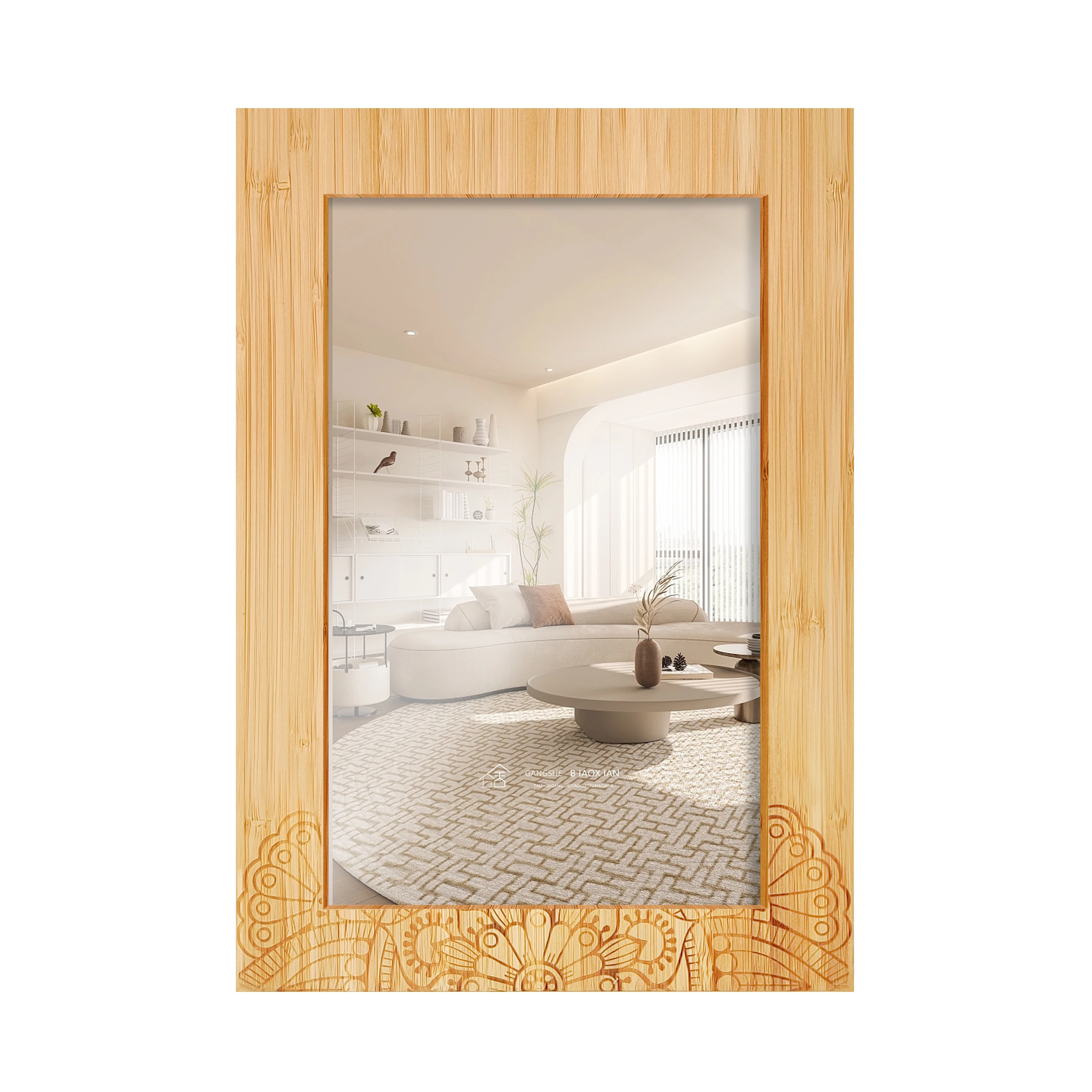 YCZM  Natural Eco-friendly High Quality Creative Bamboo Photo Frame