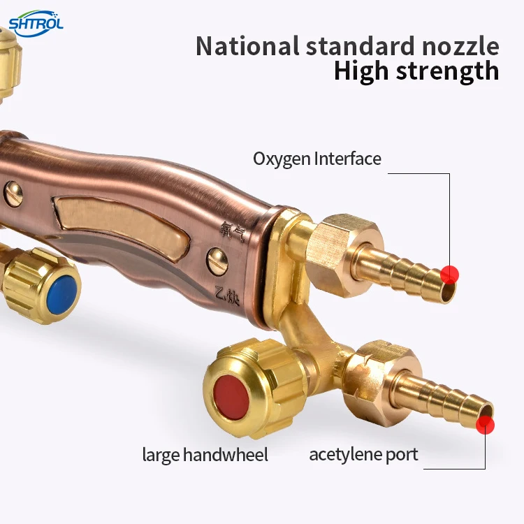 All Copper Stainless Steel Gas Torch Oxygen Propane Cutting Torch Flame Cutter