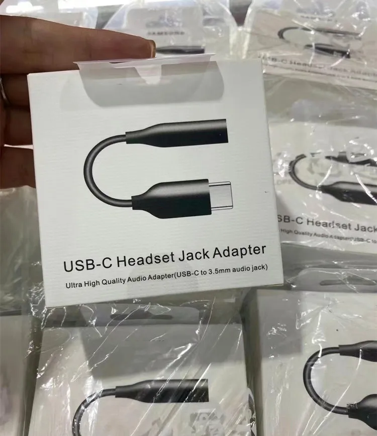 original Type-C to 3.5mm Earphone cable Adapter usb 3.1 Type C USB-C male to 3.5 AUX audio female Jack for Samsung note 10 plus