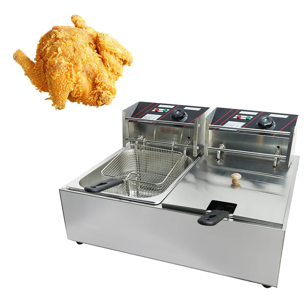 Big Sale Commercial Stainless Steel Restaurant Automatic Electric Deep Oil Fryer for Fried Chicken