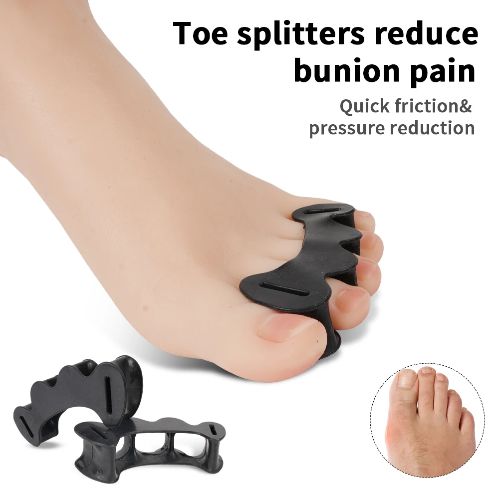Free Sample Silicone orthopedic Toe Spacers Toe Separator silicone For Correct Toe Straighteners For Bunions and Hammertoes