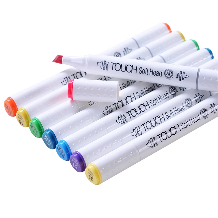 
Marker Pen set TOUCH Soft Head student hand-drawn animation color oil pen 12 colors-218 colors 