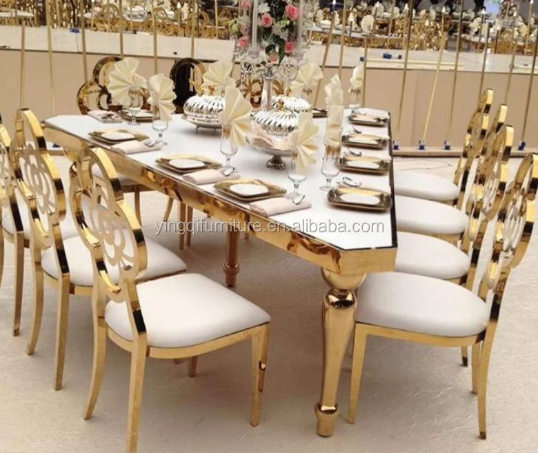 Triangle Stainless Steel Wedding Hall Dining Tables