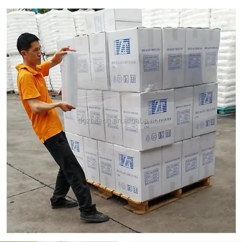 Wholesale Biodegradable Transparent LLDPE Stretch Wrap Cling Film Moisture-Proof  Packaging  pallet film plastic stretch film