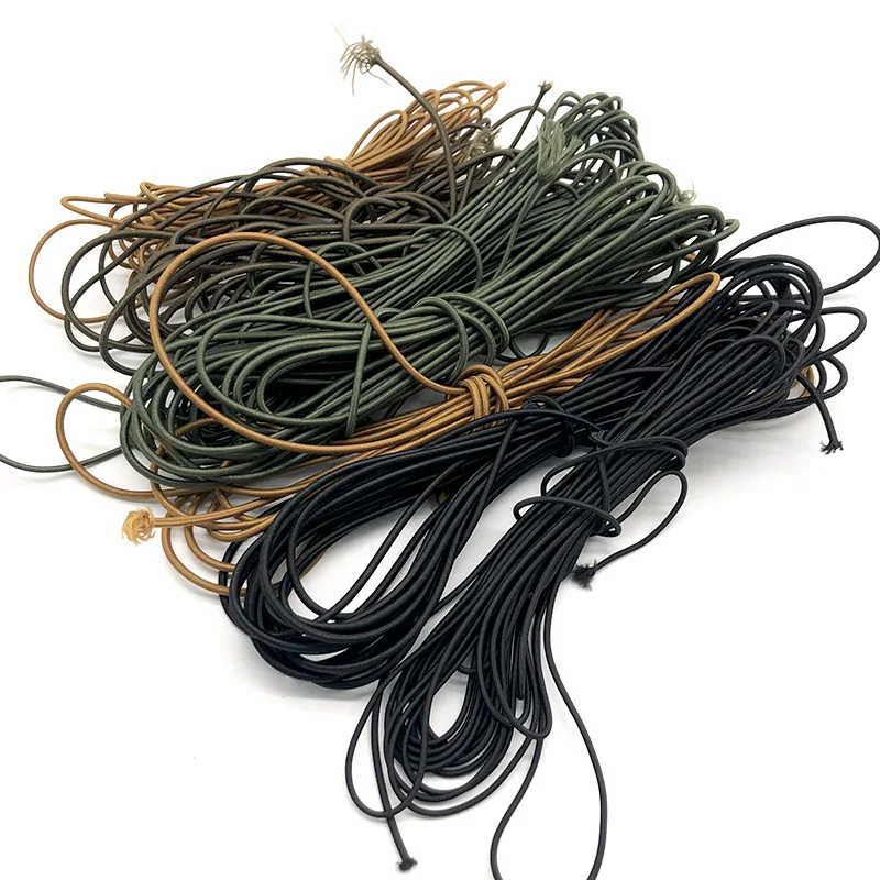 Custom Polyester Rubber Braided Round Strong Shock Rope Elastic Cord Bungee Cord