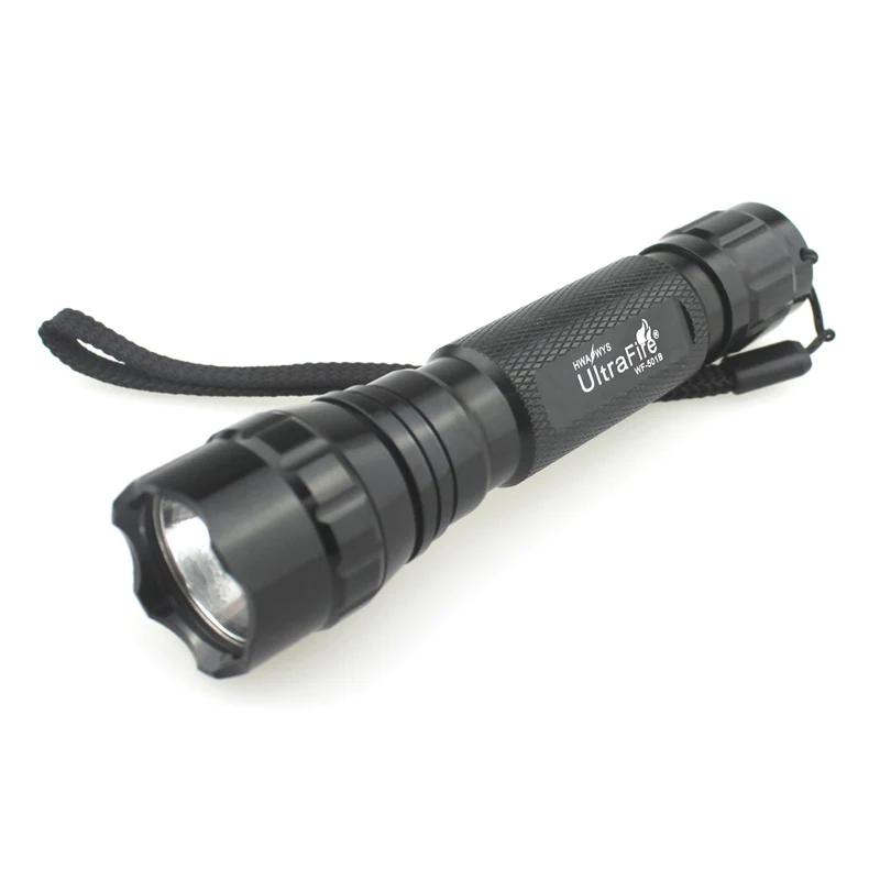 Daily Convenient Lighting WF-501B 1xCREE XM-L2 U3 1600 Lumens Cold While Light SMO OP LED Flashlight