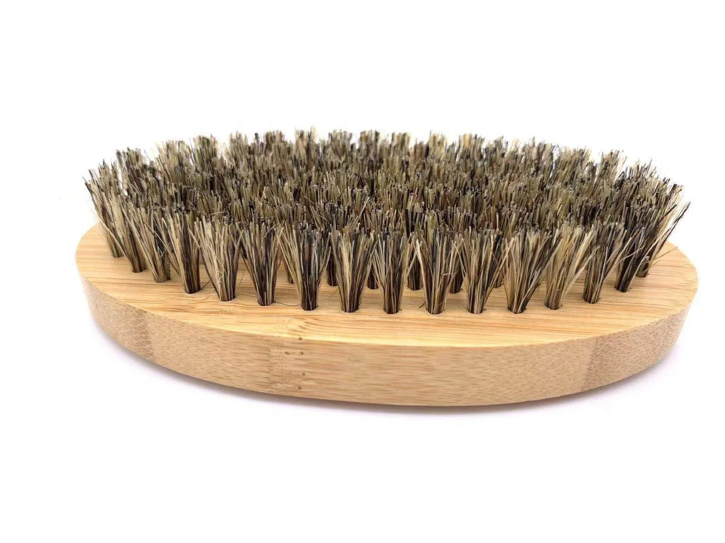 Bamboo Horsehair Shoe Brush Bamboo Beard Brush Boar Bristle Bamboo Beard Brush with best price