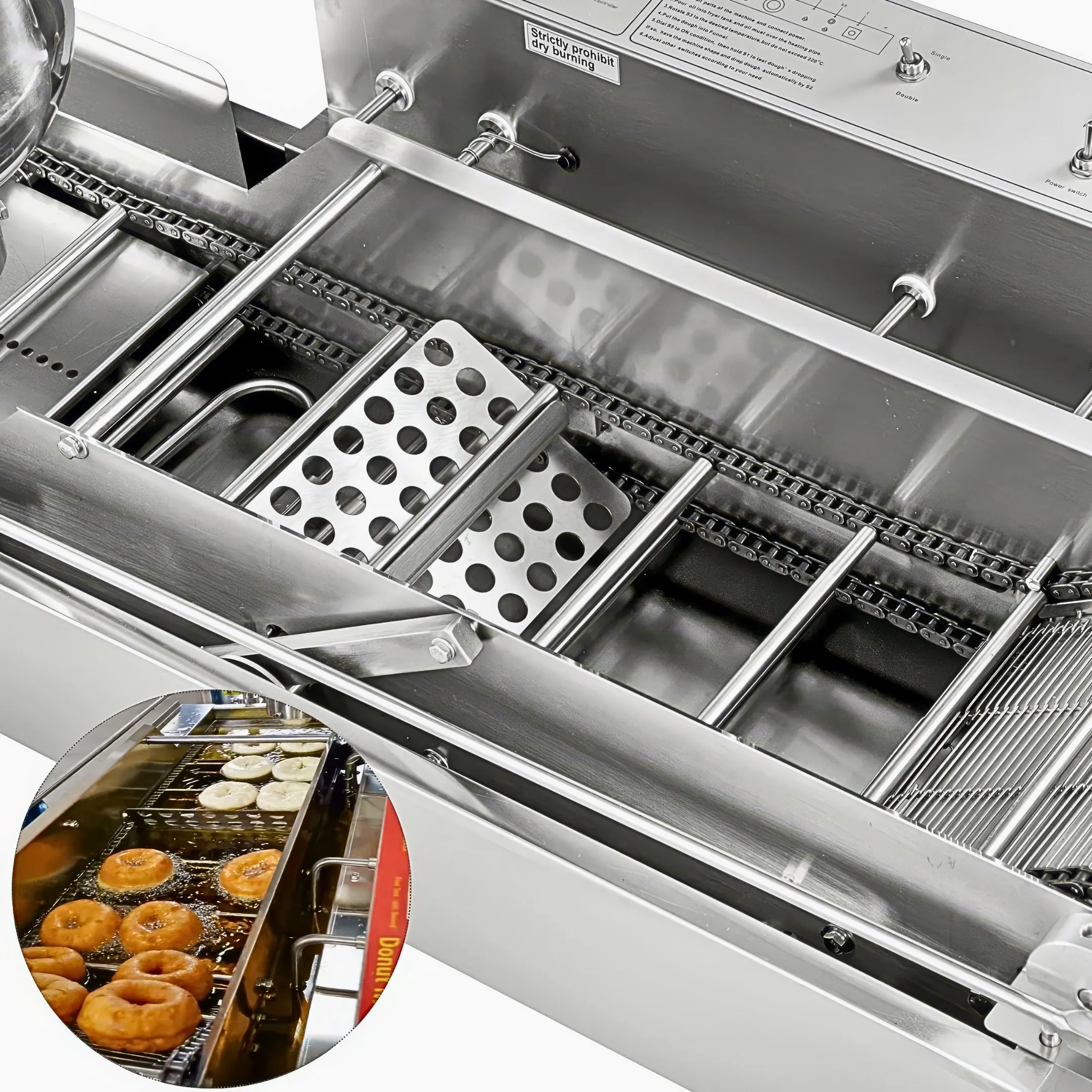 Multifunctional Diy Maker 7L Hopper Turkish Cost Saving Industrial Donut Machine With Ce Certificate