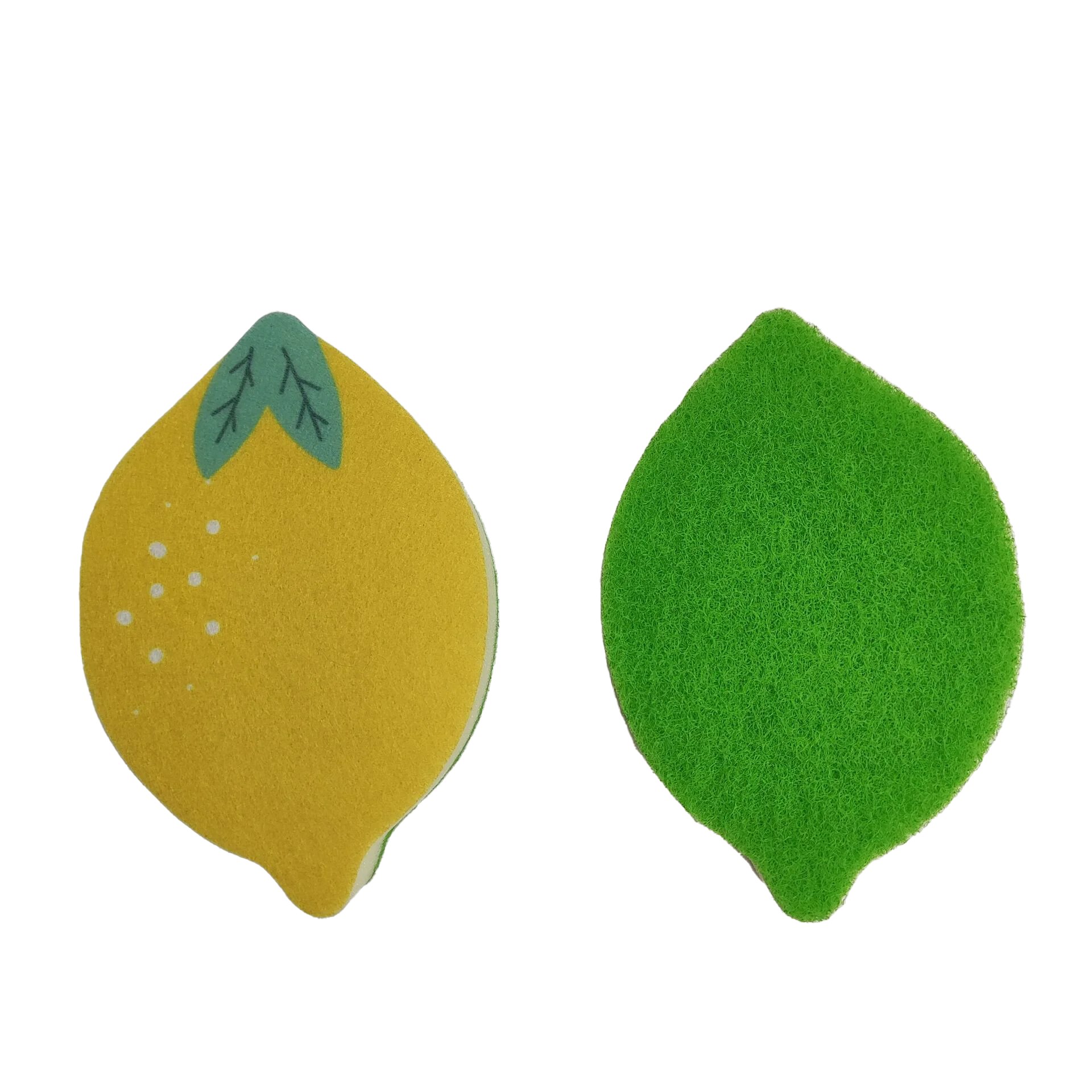 Custom  Reusable Kitchen Scrub Sponge Dish Cloths Pot Wipe Scouring Pad Dishwashing Sponges Cartoon Compressed Sponges