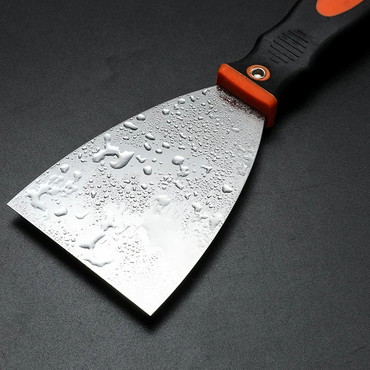 Flexible Stainless Steel Blade Paint Scraper Spackle Knife Scraper With Hammer End