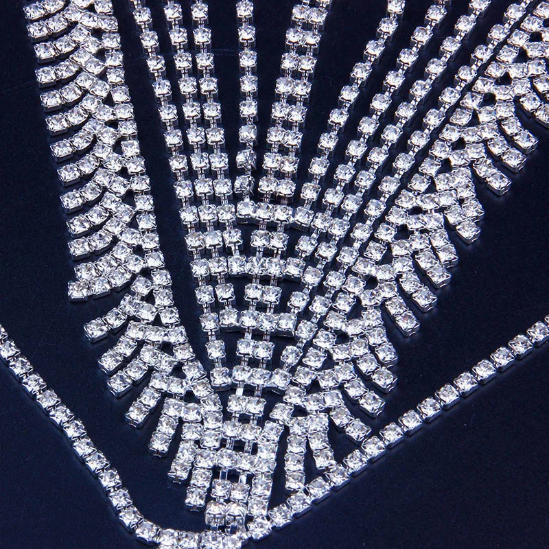 Crystal Full Rhinestone Thong T Back Underwear Body Jewelry Sexy Chain for Women lingerie Beach