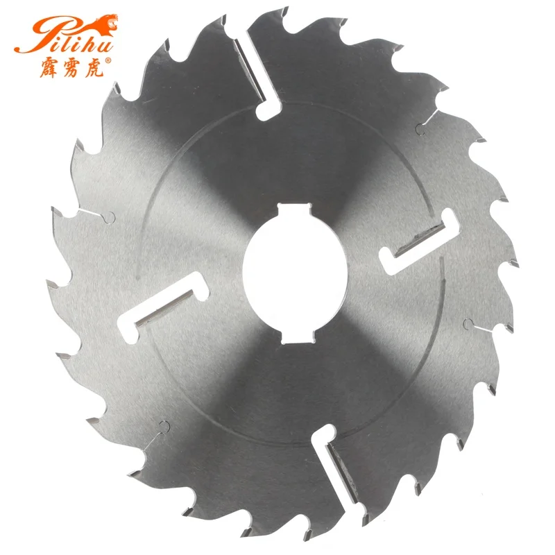 400*4.0/3.0*24T+4 Woodworking Disc Carbide Electric Disk Saw Blade For Cutting Wood And Log With Rakers