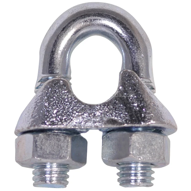 Hot Sale Standard DIN741 Galvanized Wire rope Clamp/Wire rope clip/