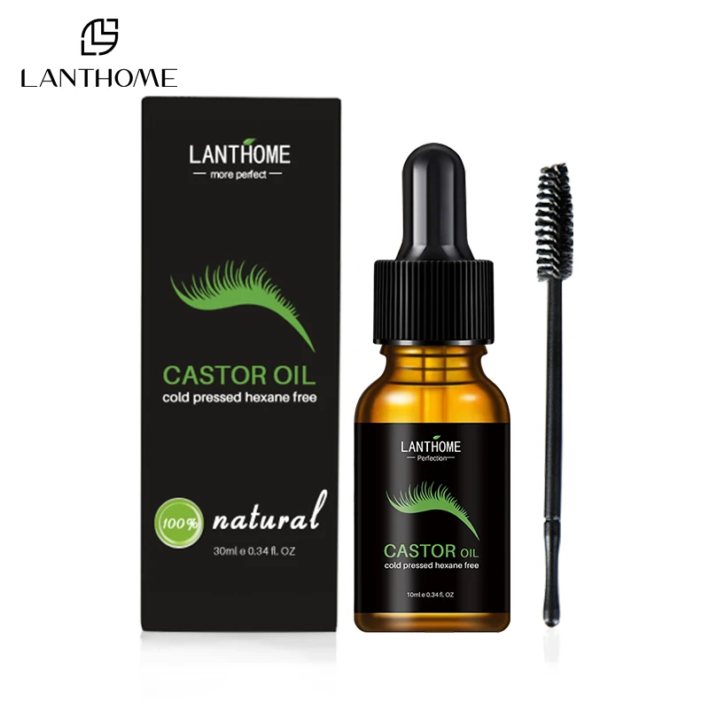 Wholesale Castor Oil Organic 100% Pure Cold Pressed Cosmetics Stimulate Growth for Eyelashes Eyebrows