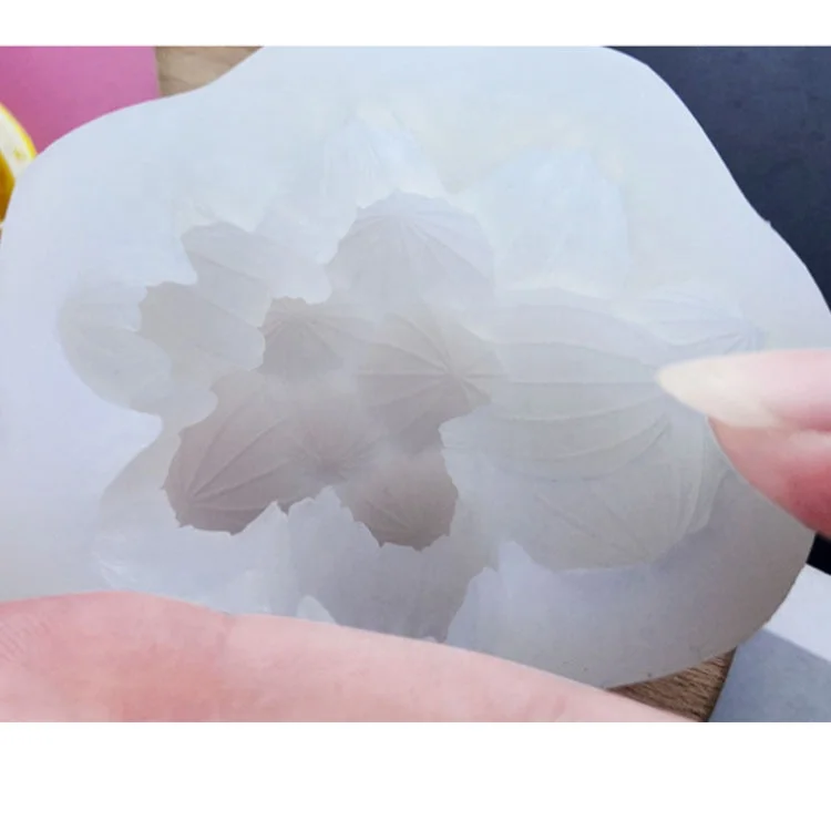 China supplier custom various shapes succulent plants flower pot diy silicone candle mold