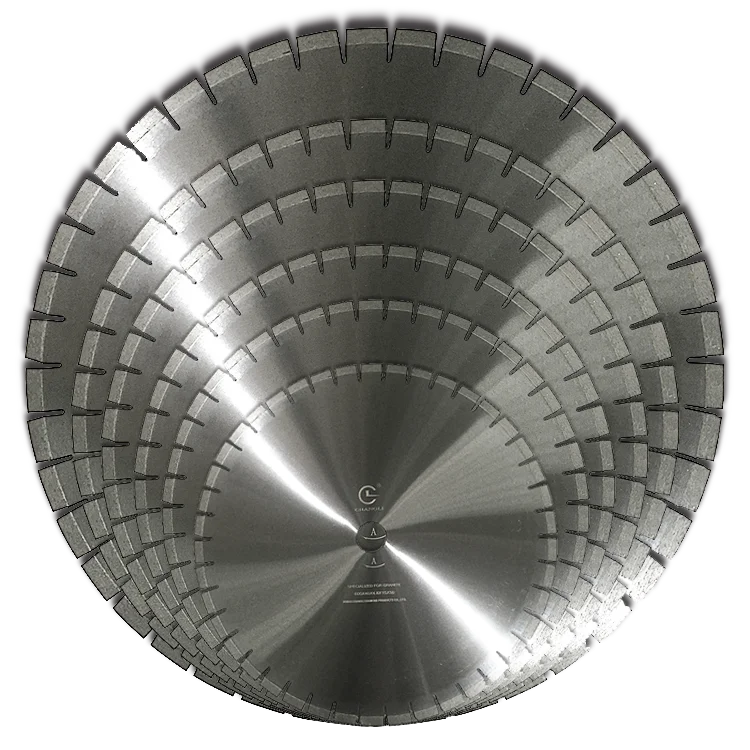 Stable cutter performance large blade 24inch 600mm power tools circular stone granite diamond saw blades cutting discs