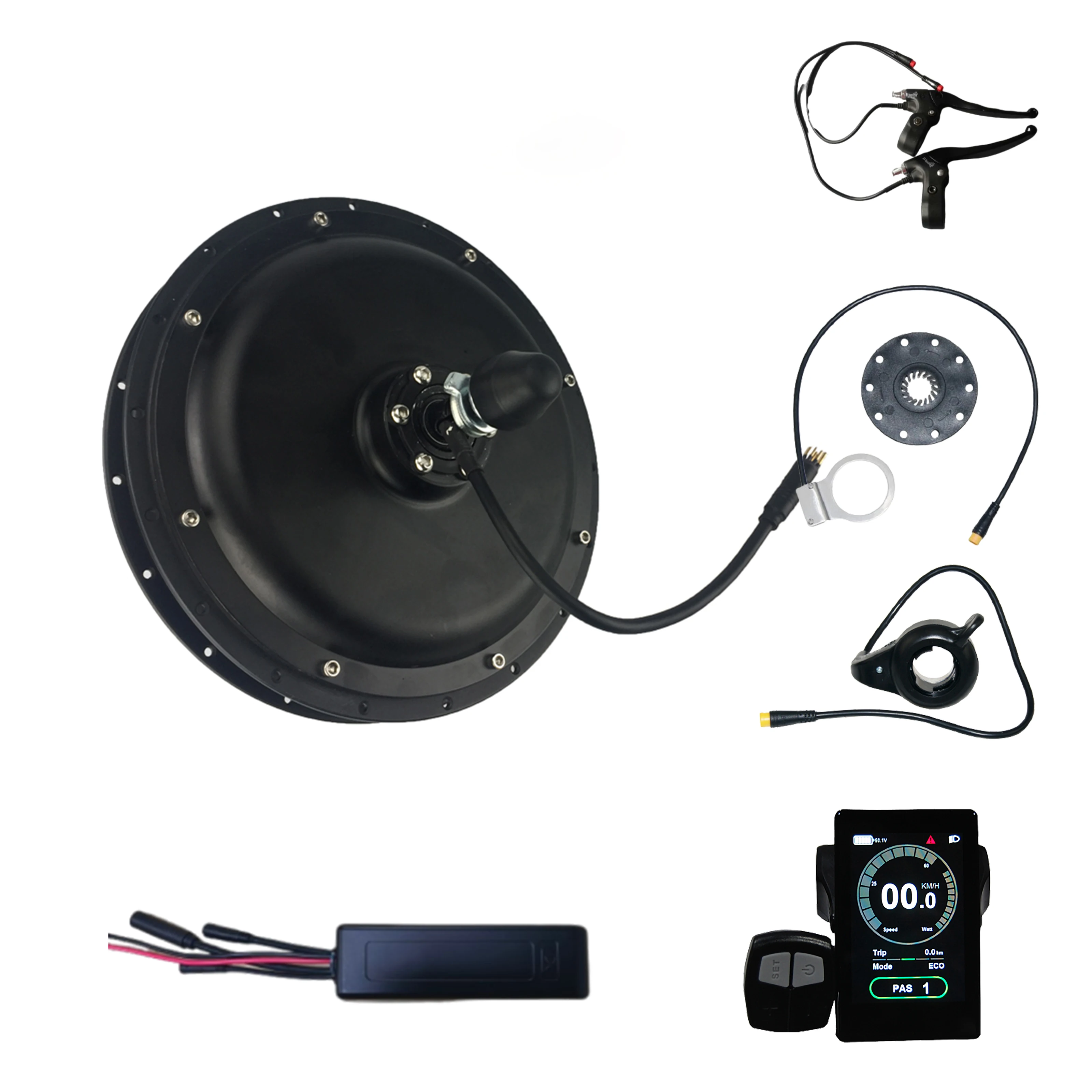 High power fast speed 48v 1000watt hub motor ebike kit e bike conversion kit electric bicycle parts