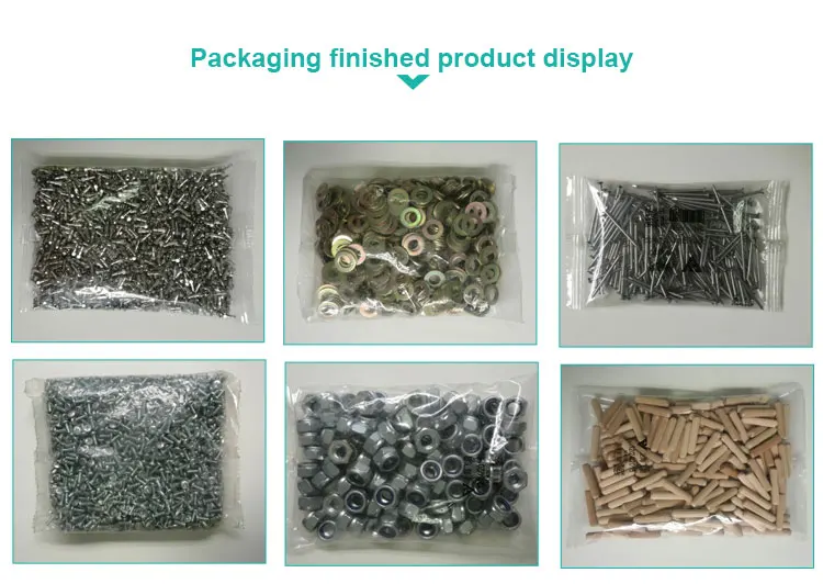 Professional Supplier Nail Nut Bolt Screw Packing Machines