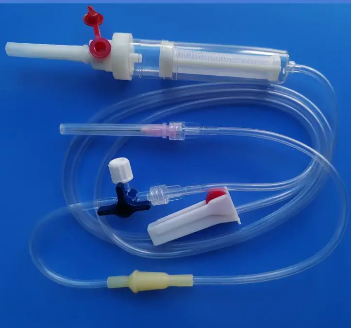 EO sterile three way stopcock blood giving set blood transfusion set