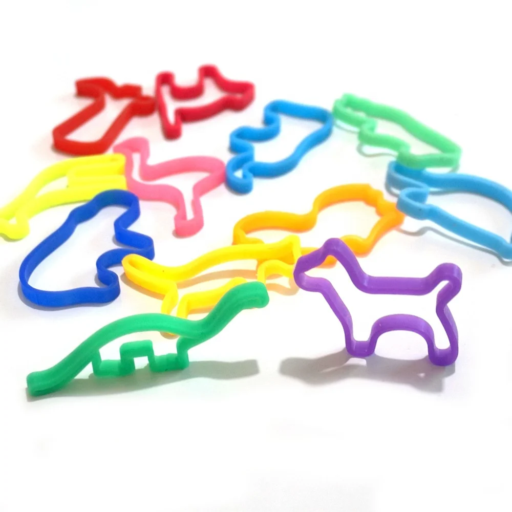 Animal Shaped Elastic Rubber Bands