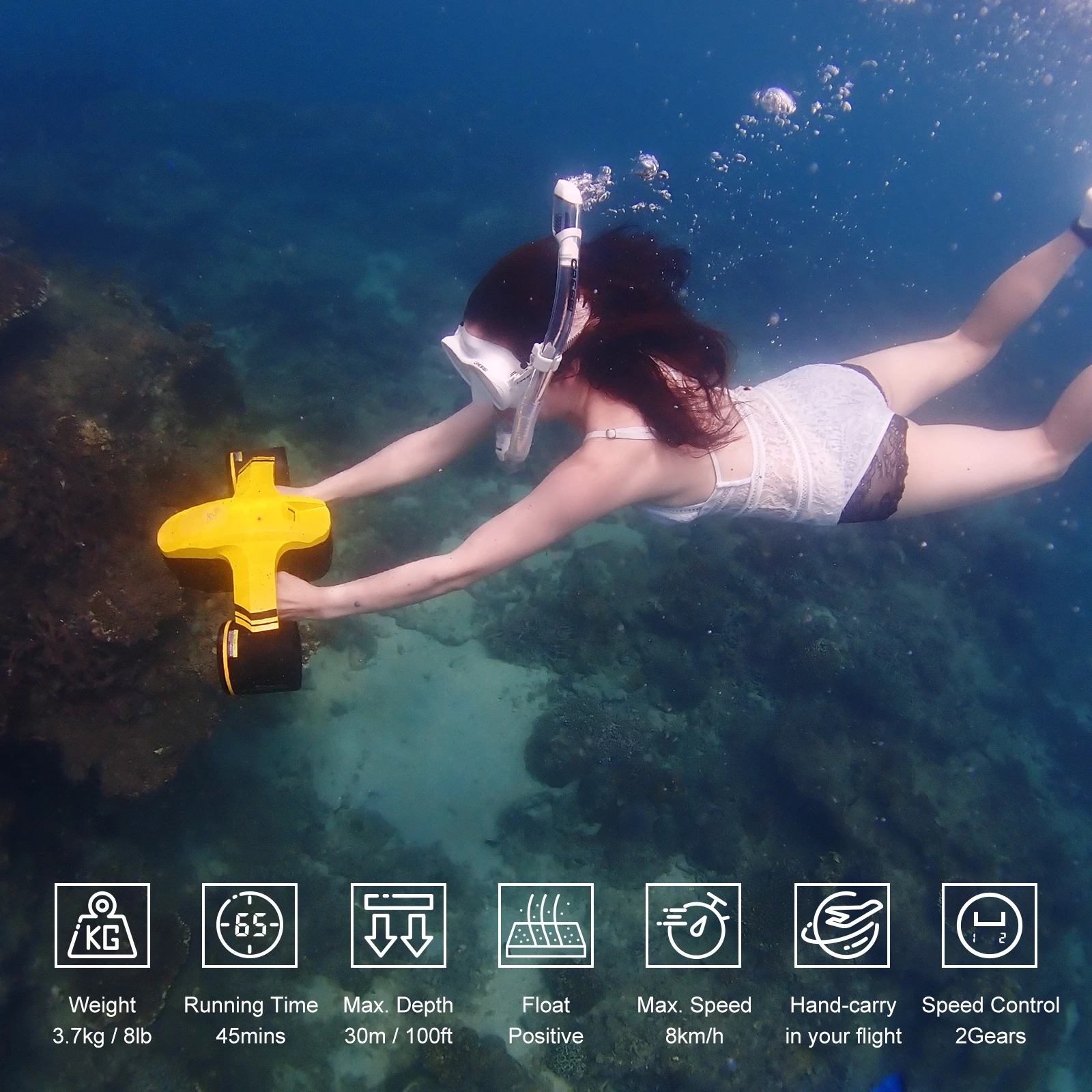 [DROP SHIPPING]Most Powerful Underwater Proof Waterproof China Sea Scooter Portable Motor Electric Kids Supplier Water Scooter