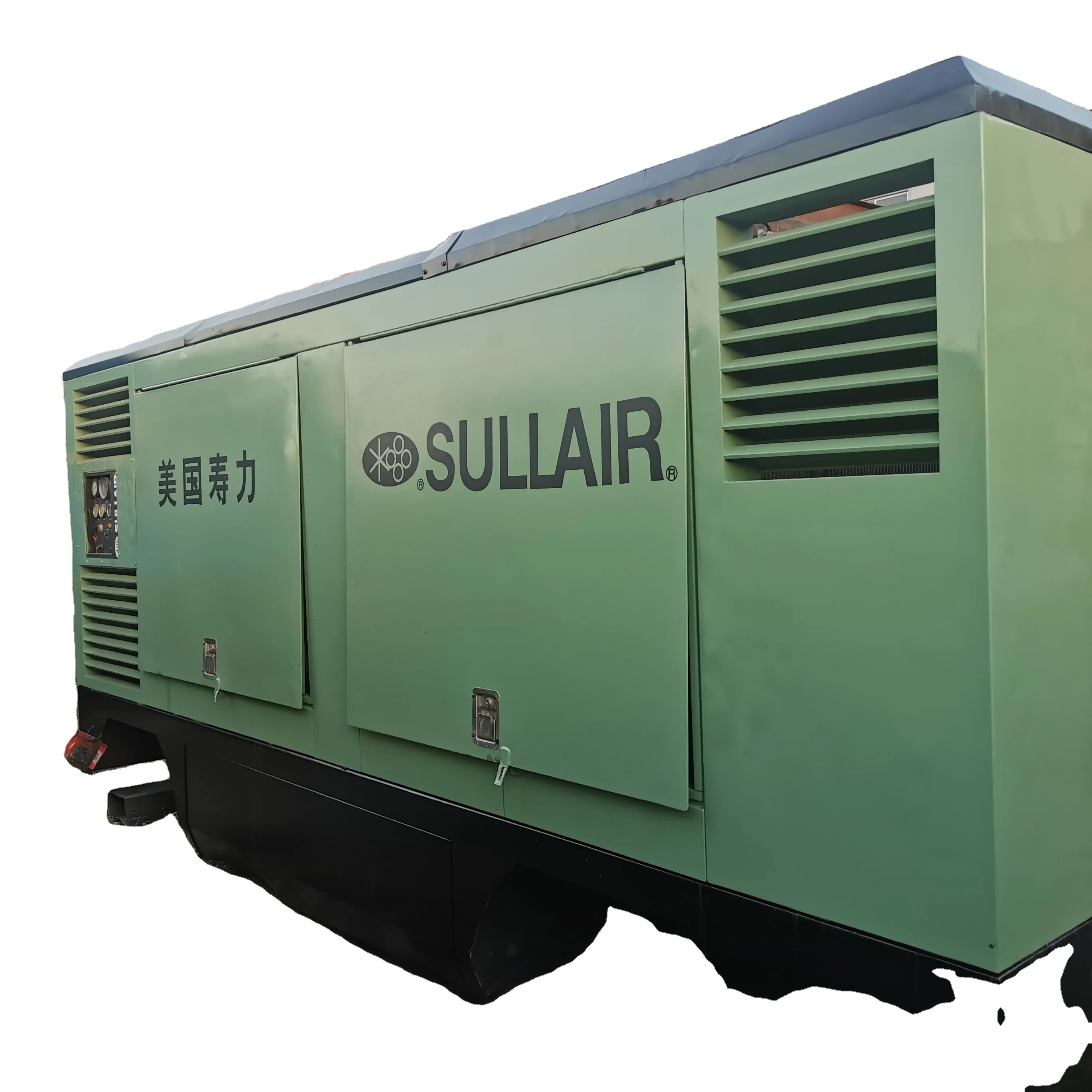 Высококачественный бренд Sullair DPQ1070XH Подержанный 24 бар 30 5 м3/мин воздушный компрессор с дизельным двигателем
