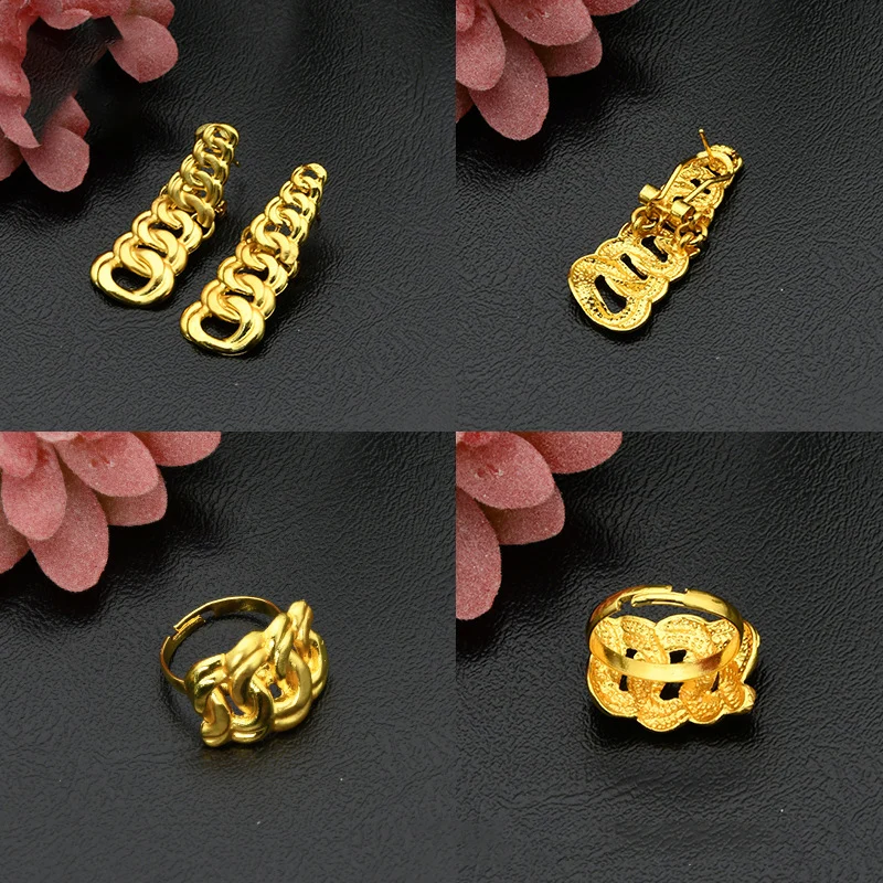 African Necklace Sets For Women Luxury Designer Jewelry Pakistani Necklaces Afghan Bracelets Fashion Earrings Jewelry Sets