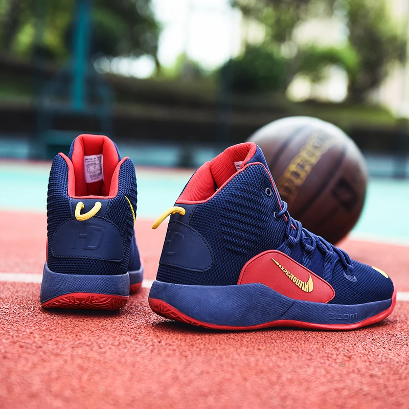Comfortable fashion Outdoor Men Women Casual Style Sneaker Soles Rubber High Top Sports Basketball Shoes Shoes