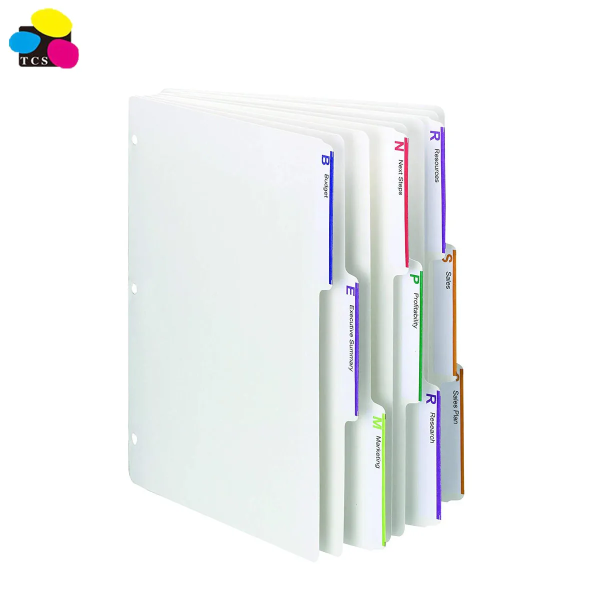 Universal clear 1-20/cut index paper Colorful Dividers with Easy-Access Tabs