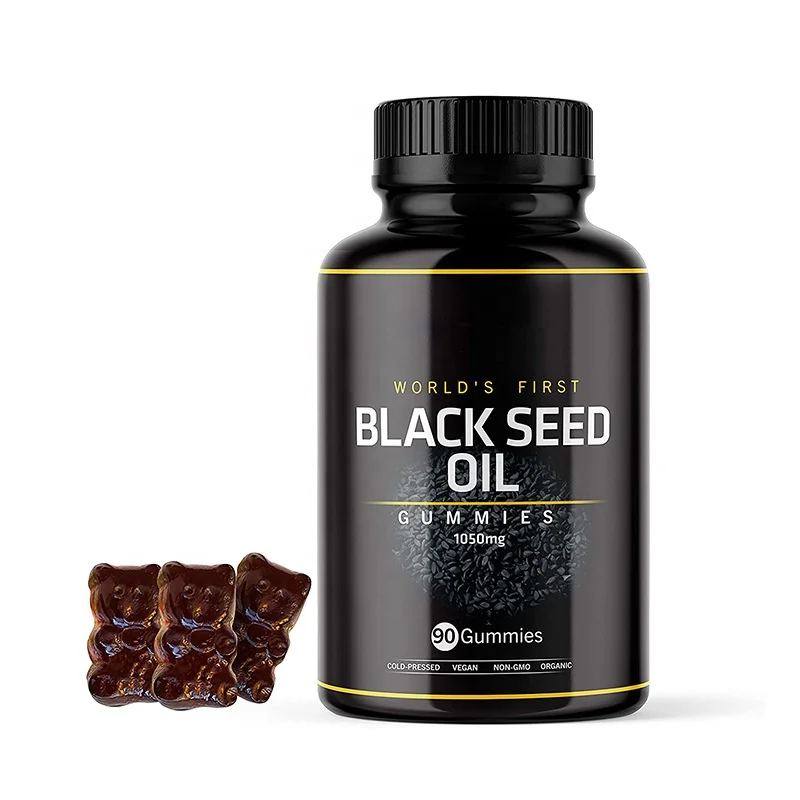 OEM/ODM Vegan Black Seed Oil Gummies Regulate blood pressure black seed oil gummies