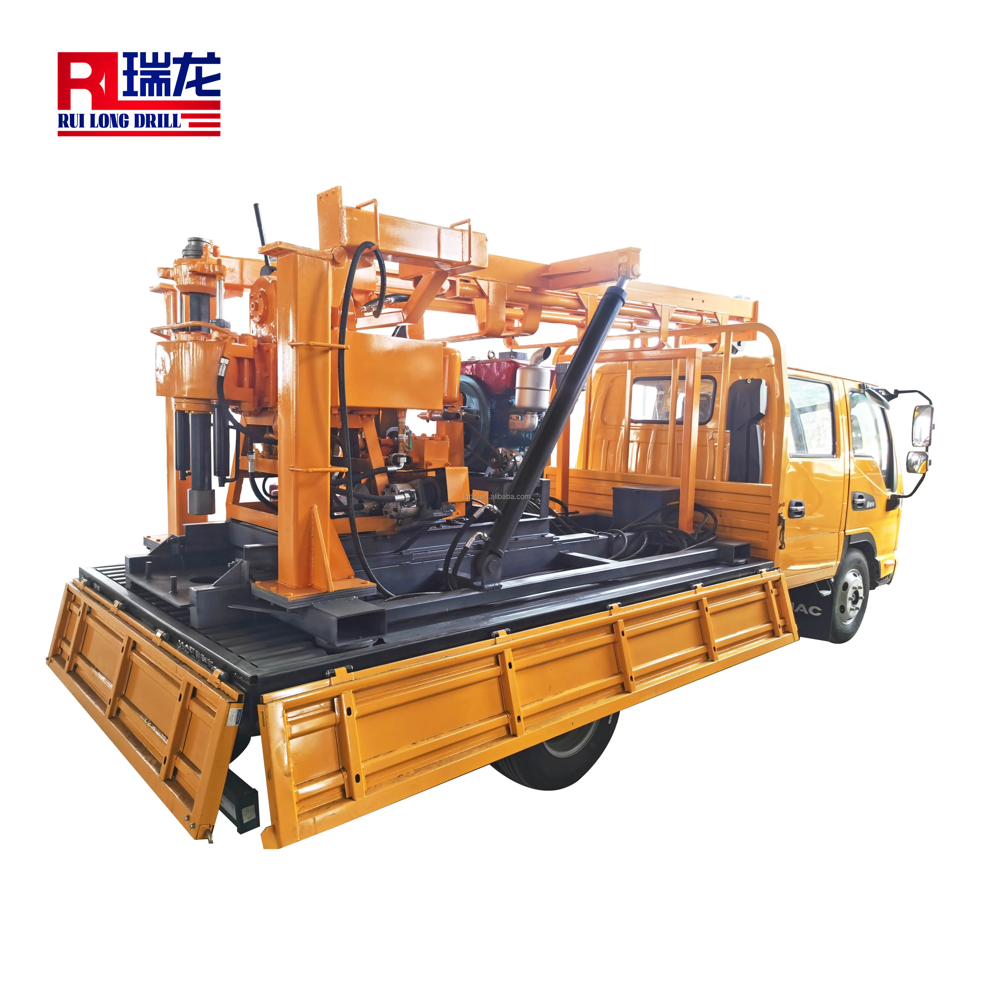 200 meters water wells drill rig truck rotary truck mounted drilling rig for sale
