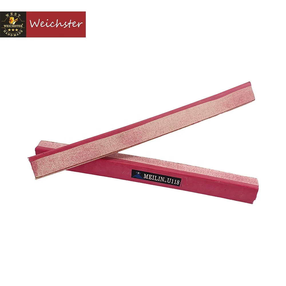 U118 B Grade Weichster Set of 6 Russian Billiard Table Rubber Cushions Bumpers in 72 Inch