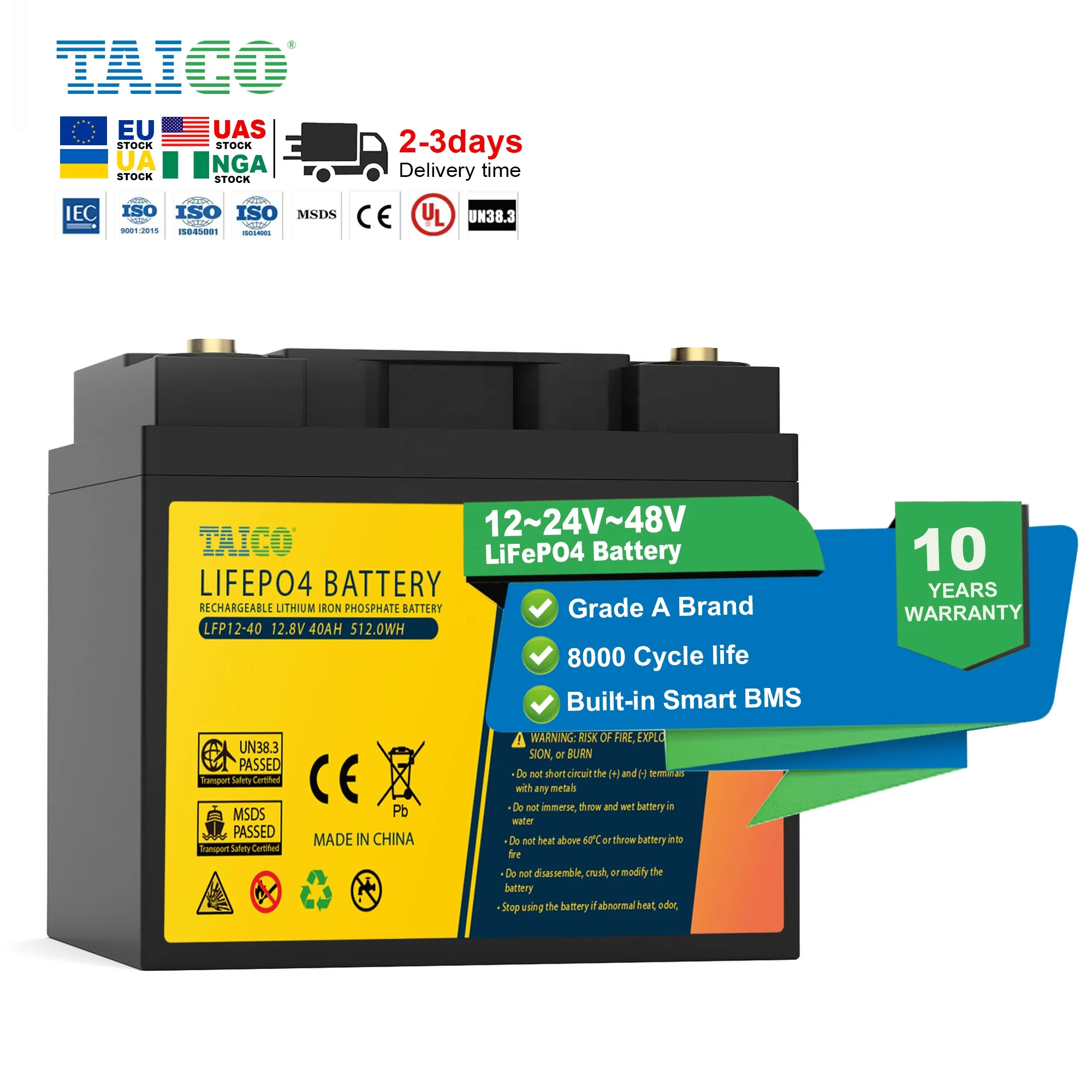 Customized 12V lifepo4 battery 12v 100ah 120Ah 150Ah 200Ah 250Ah RV solar 200Ah lithium battery pack