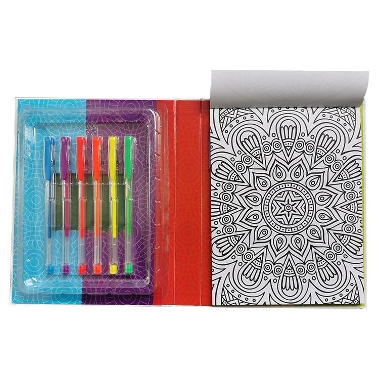 Hot Selling Oem Cheap Price Kids Coloring Painting Pencil Colored Pencil Set Book
