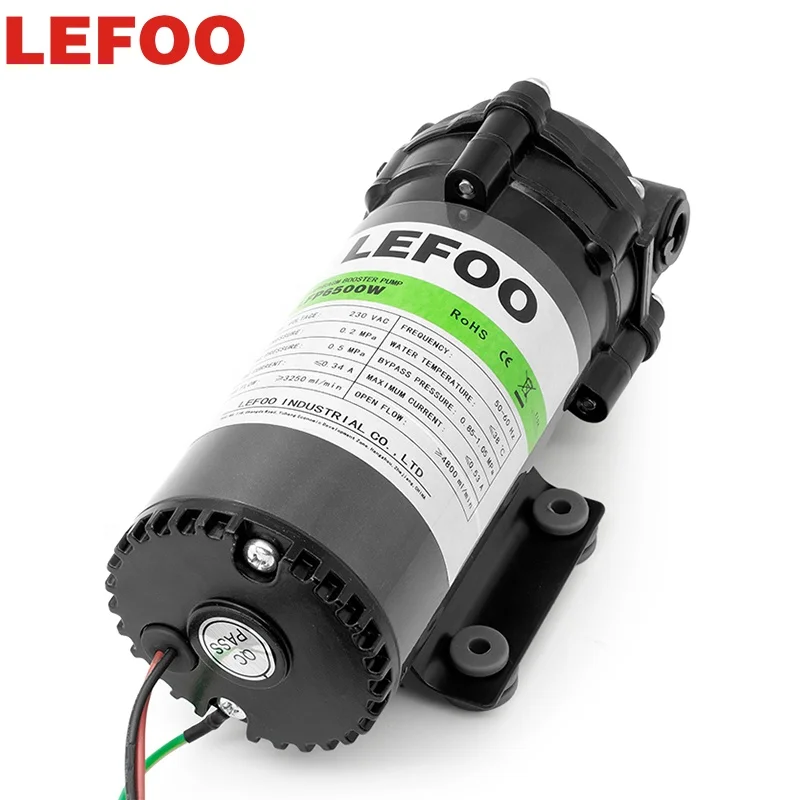 LEFOO 230v 500gpd diaphragm small water pump for RO System ro water booster pump water diaphragm booster pump