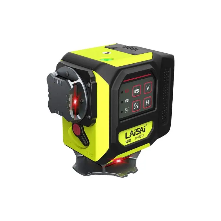 3D Green 12-Line Laser Level 520nm Laser Wavelength High Precision Automatic Laser Building Level