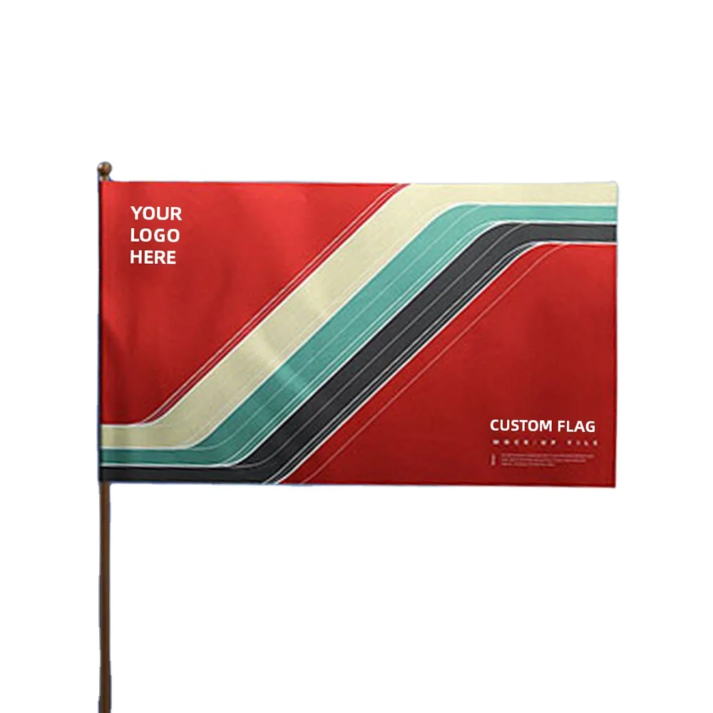 korean custom funny country red black green swiss madrid uganda flag print 3x5