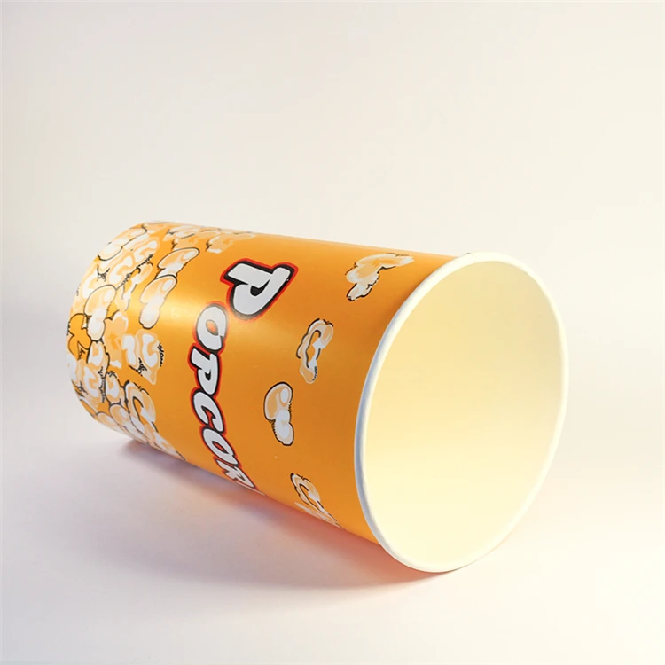
Popular popcorn paper cup custom printed paper food grade cups 